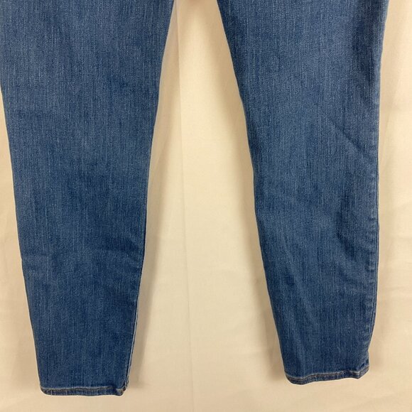 Veronica Beard Jeans Debbie Skinny High Rise 26 Blue Button Fly - Picture 9 of 10